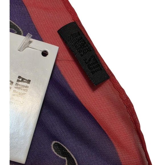 Anna Sui Butterflies and Roses Sheer Scarf - Picture 4 of 6